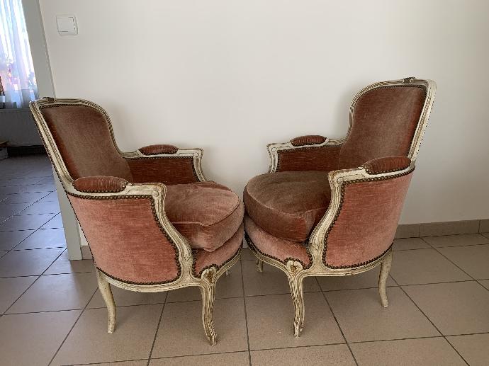2 fauteuils antiques français