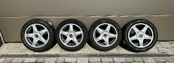 Vends pneus été sur jantes Mini