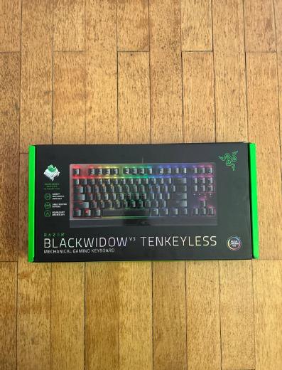 Razer Blackwidow V3 tenkeyless QWERTY mechanical gaming keyboard