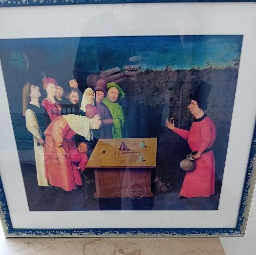 reproduction tableau XVeme siècle (Jérome Bosch)