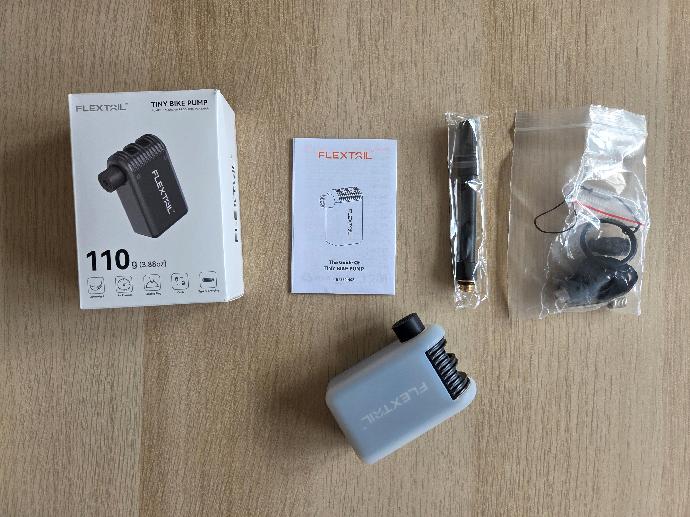 FLEXTAIL, Tiny Bike Pump, 100PSI