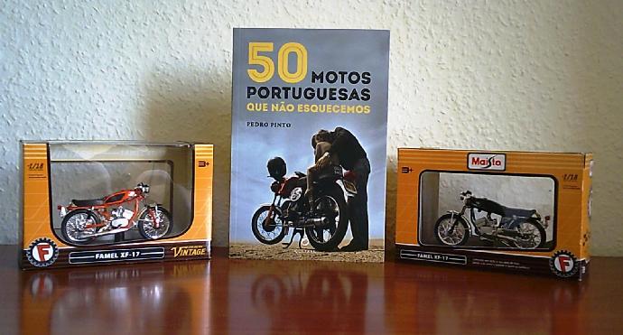 LIVRE 50 MOTOS PORTUGAISES PLUS 2 MINIATURES FAMEL