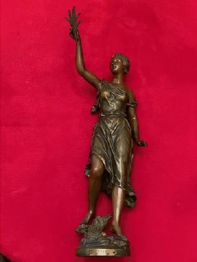 Sculpture régule Ernest RANCOULET Antiquité