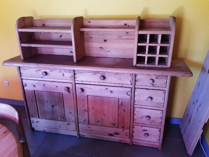 Lot meubles en pin